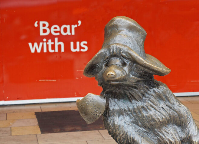Paddington Bear Statue