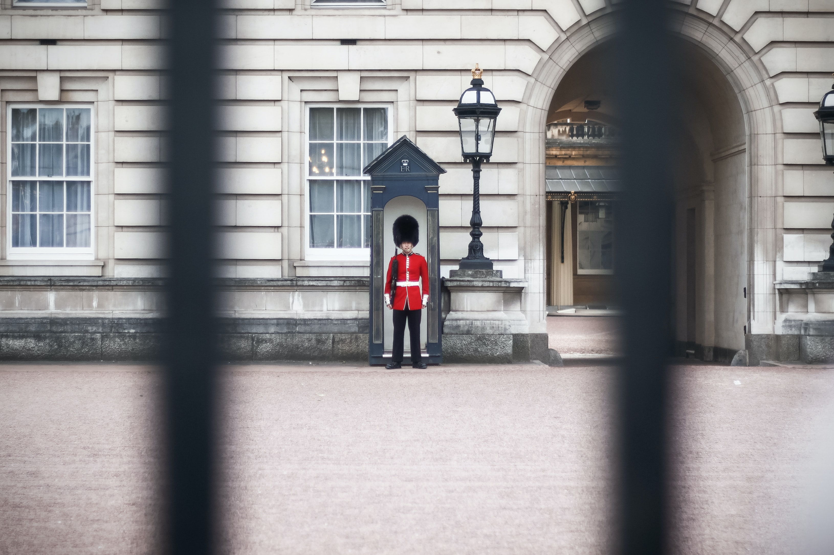 Guardia en Buckingham Palace