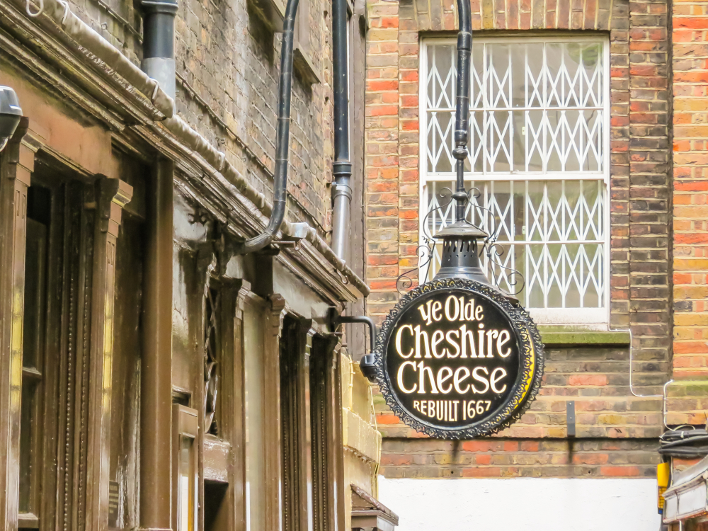 Pub Ye Olde Cheshire Cheese Londres