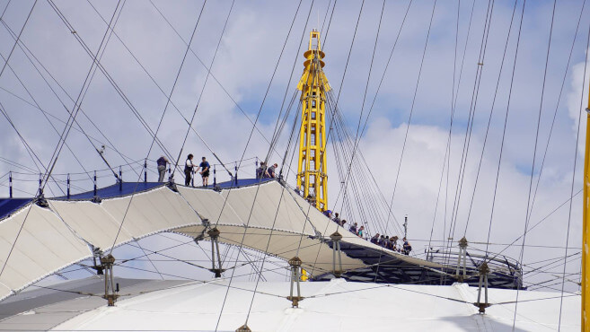 Climbing O2 Arena