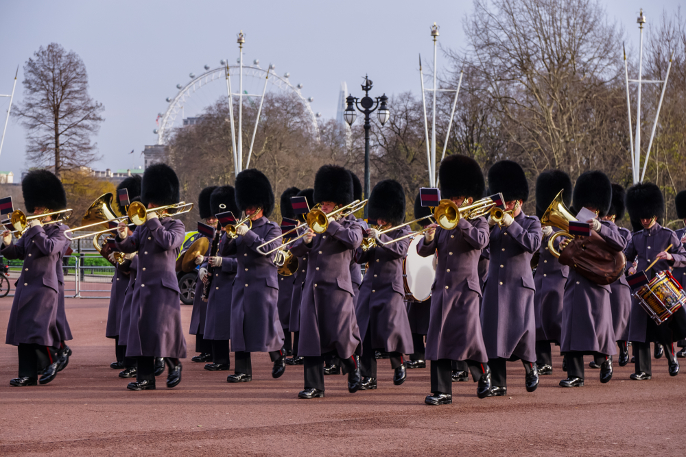 cambio de guardia en el Palacio de Buckingham