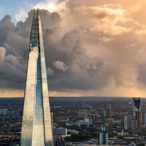 The top of the Shard